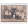 A LOCALISER : carte photo d'un salon de coiffure (coiffeur) - état