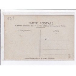 A LOCALISER : carte photo d'un salon de coiffure (coiffeur) -  très bon état