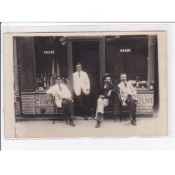 A LOCALISER : carte photo d'un salon de coiffure (coiffeur) - état