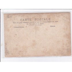 A LOCALISER : carte photo d'un salon de coiffure (coiffeur) -  bon état (traces au dos)