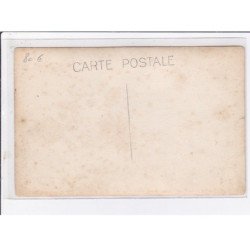 A LOCALISER : carte photo d'un salon de coiffure (coiffeur) -  très bon état