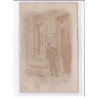 A LOCALISER : carte photo d'un salon de coiffure (coiffeur) - bon état