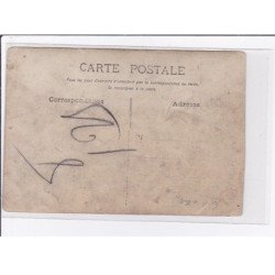 A LOCALISER : carte photo d'un salon de coiffure (coiffeur - chapellerie - parfumerie) - état