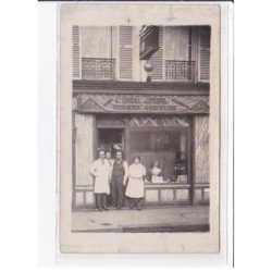 A LOCALISER : carte photo d'un salon de coiffure (coiffeur) - état
