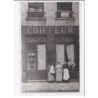 A LOCALISER : carte photo d'un salon de coiffure (coiffeur) - très bon état