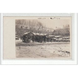 ABBEVILLE - CARTE PHOTO - MILITAIRES - Novembre 1914: le Maréchal des Logis Monnier - très bon état