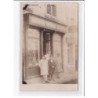 A LOCALISER : carte photo d'un salon de coiffure (coiffeur) - très bon état