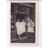 A LOCALISER : carte photo d'un salon de coiffure (coiffeur) - très bon état