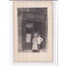 A LOCALISER : carte photo d'un salon de coiffure (coiffeur) - état