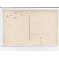 A LOCALISER : carte photo d'un salon de coiffure (coiffeur) - très bon état