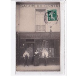 A LOCALISER : carte photo du salon de coiffure Lebran (salon du Centre) (coiffeur) - très bon état