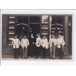 A LOCALISER : carte photo du salon de coiffure Pierre (coiffeur) - très bon état