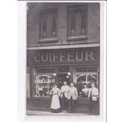 A LOCALISER : carte photo du salon de coiffure PIN (coiffeur) - très bon état
