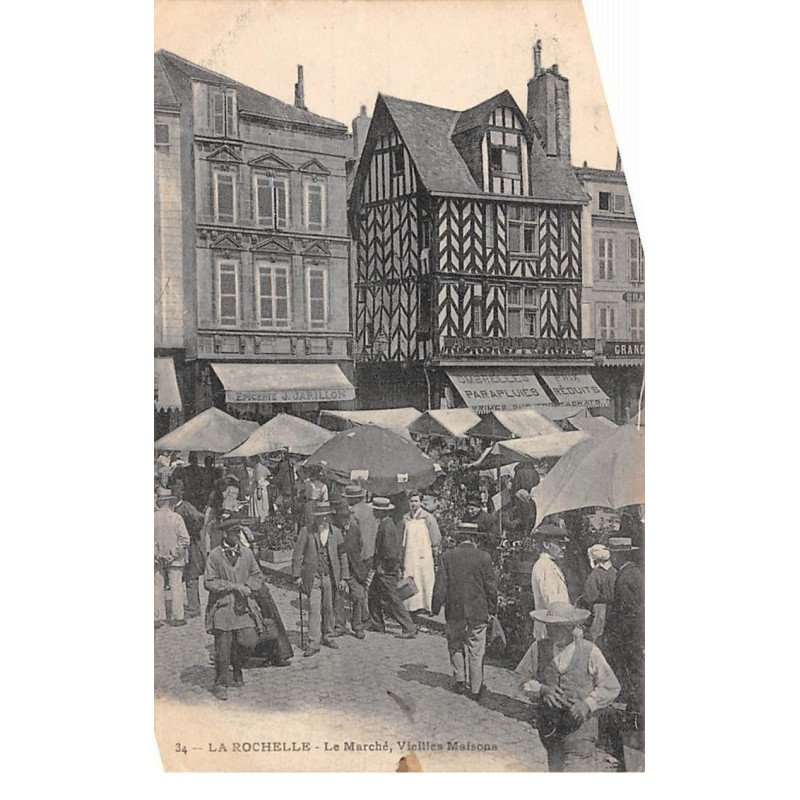 LA ROCHELLE - Le Marché, Vieilles Maisons - très bon état