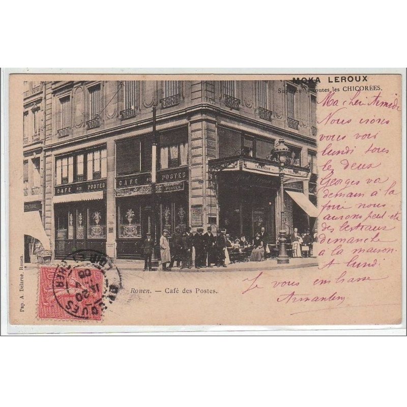 ROUEN : café des Postes - très bon état