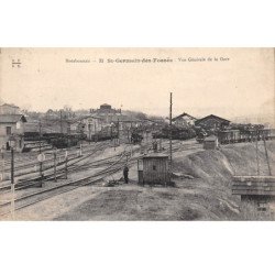 SAINT GERMAIN DES FOSSES - Vue générale de la Gare - très bon état
