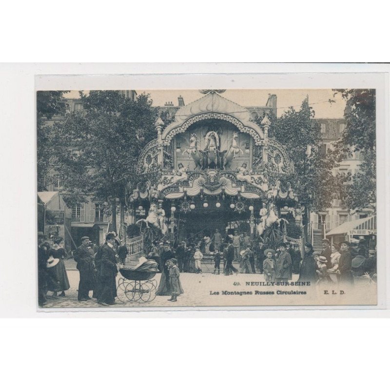 NEUILLY SUR SEINE - Les montagnes russes circulaires - très bon état NEUILLY SUR SEINE - Les montagnes russes circulaires - très bon état
