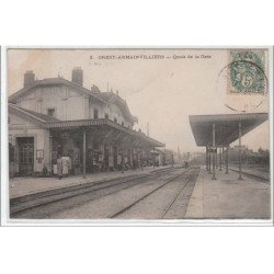 GRETZ-ARMAINVILLIERS : quais de la gare - état