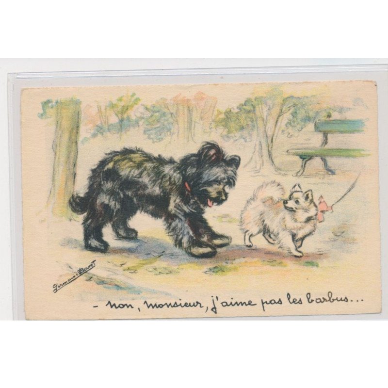 BOURET Germaine - ex collection Amigon - Non monsieur j'aime pas les barbus - Très bon état