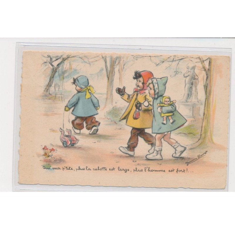 BOURET Germaine - ex collection Amigon - Oui ma p'tite plus la culotte est large plus l'homme est fort - Très bon état