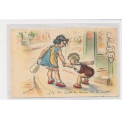 BOURET Germaine - ex collection Amigon - J'te dis qu'on les donne ici les sucettes - Très bon état