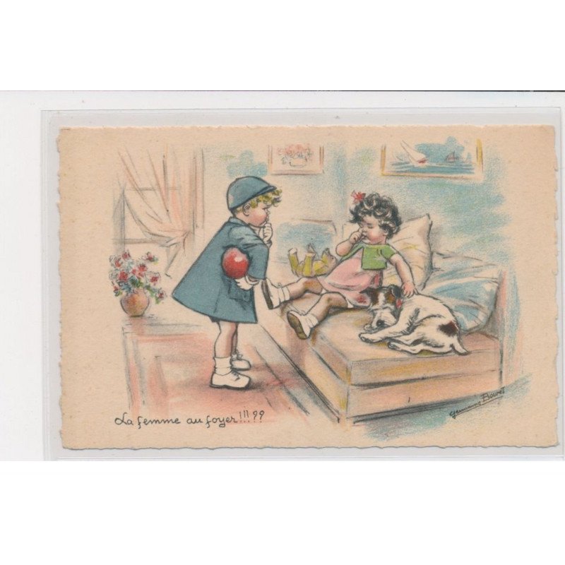 BOURET Germaine - ex collection Amigon - La femme au foyer ? - Très bon état