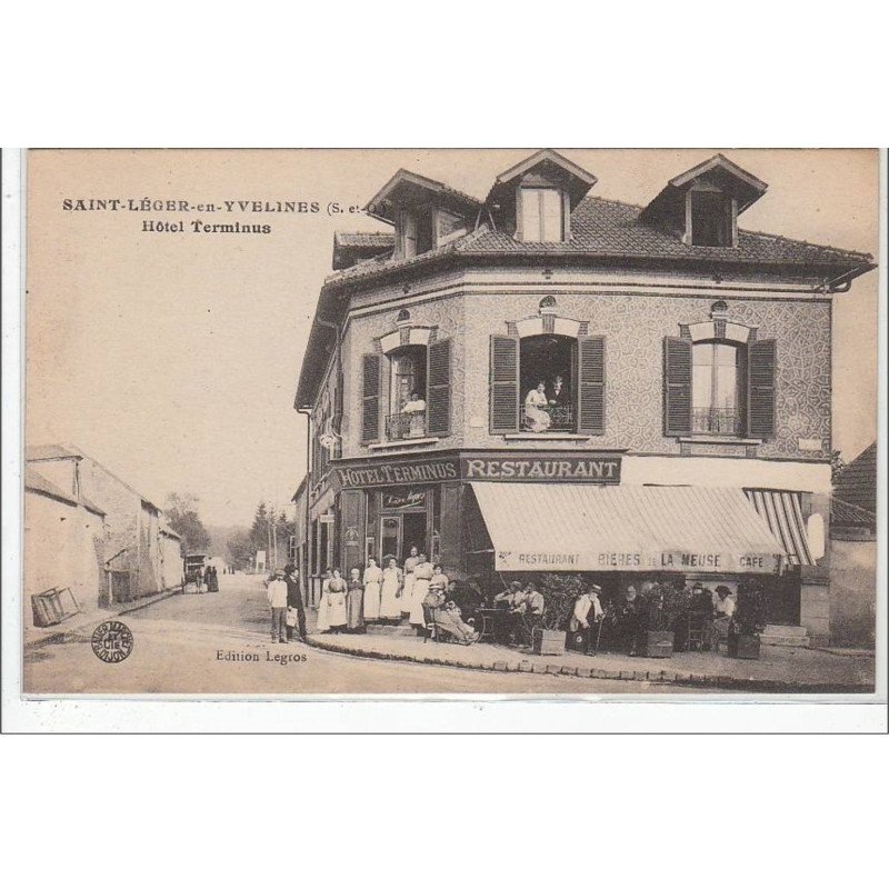 SAINT LEGER EN YVELINES : hôtel Terminus - très bon état