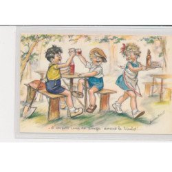 BOURET Germaine - Et un petit coup de rouge avec le boulot - très bon état