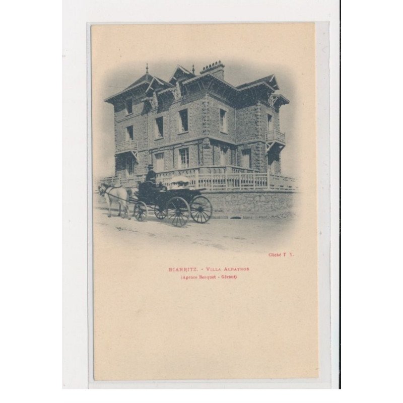 BIARRITZ - Villa Albatros (agent Benquet - gérant) - très bon état