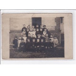 HOUILLES : carte photo de l'école maternelle en 1917 - très bon état