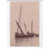 SAINT VALERY SUR SOMME : carte photo d'un bateau - retour de pêche - très bon état