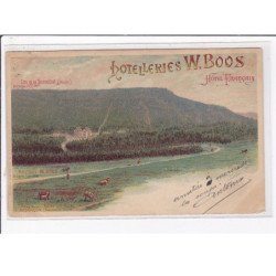 LA SCHLUCHT : gruss publicitaire pour l'hotel W. BOOS - hotel français - état