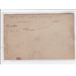 CHARENTON LE PONT : carte photo de l'épicerie "aux produits maconnais" DURIAUD et LAPIERRE - très bon état
