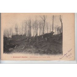 GRANDCOURT : déraillement du 2 avril 1904 - très bon état