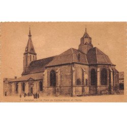 CARIGNAN - La Place du Docteur Gairal et l'Eglise - très bon état