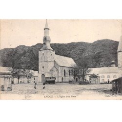 CHOOZ - L'Eglise et la Place - très bon état