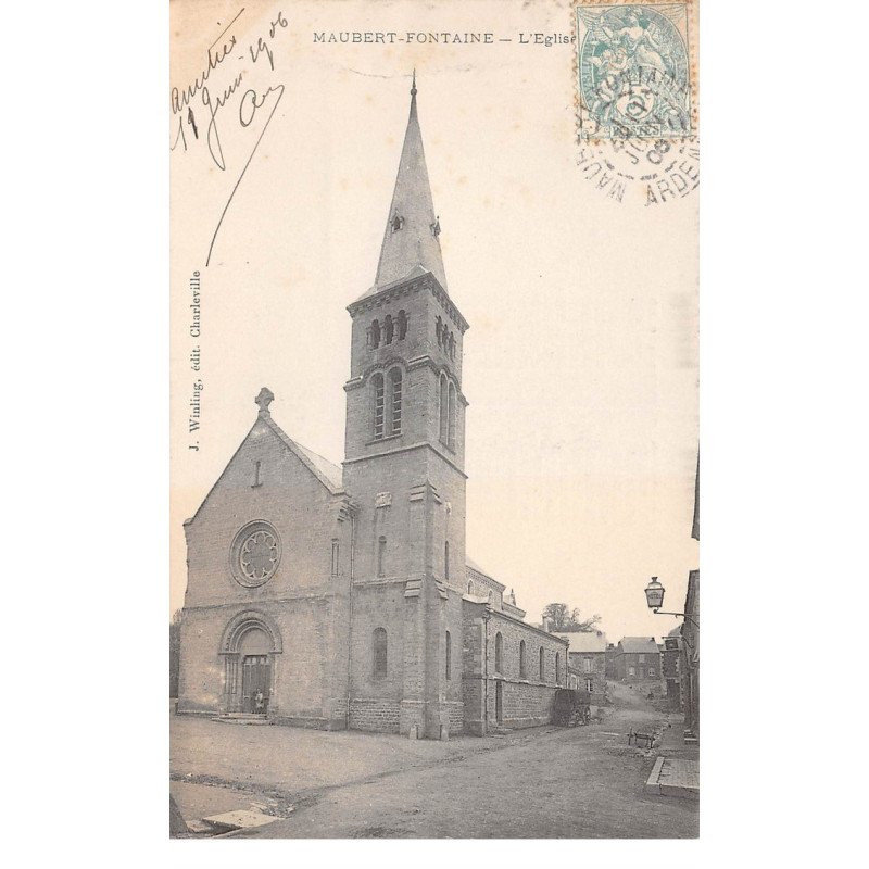 MAUBERT FONTAINE - L'Eglise - très bon état