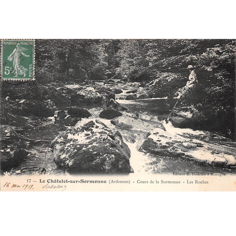 LE CHATELET SUR SORMONNE - Cours de la Sormonne - Les Roches - très bon état