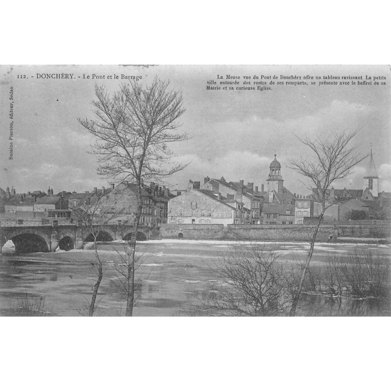 DONCHERY - Le Pont et le Barrage - très bon état