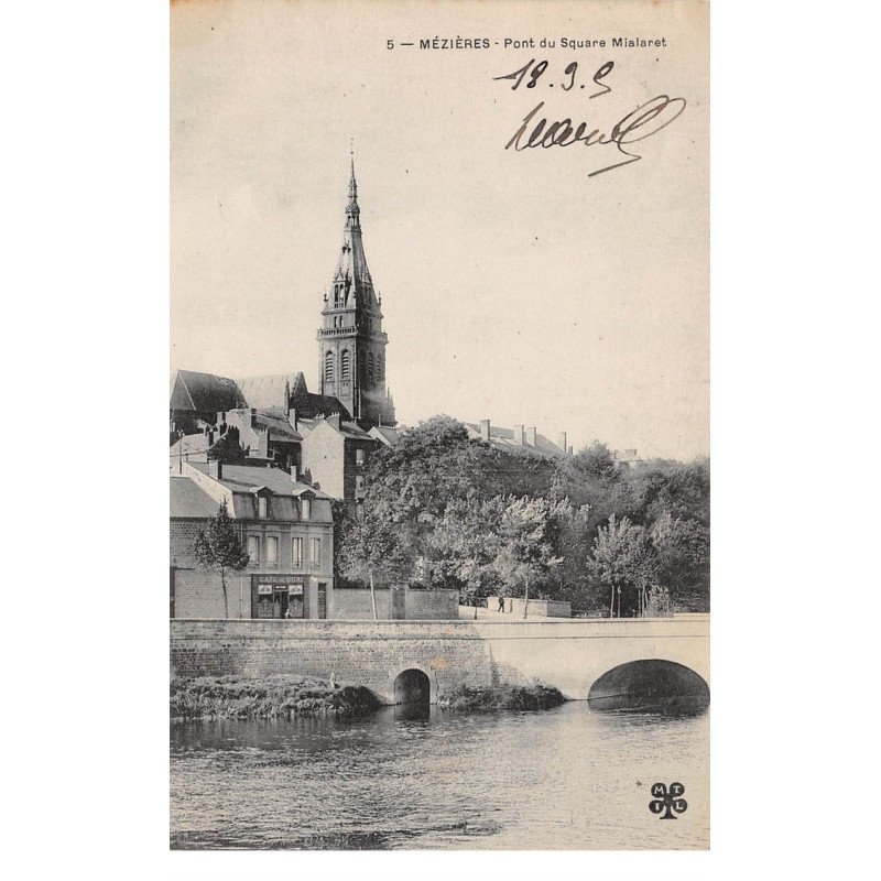 MEZIERES - Pont du Square Mialaret - très bon état