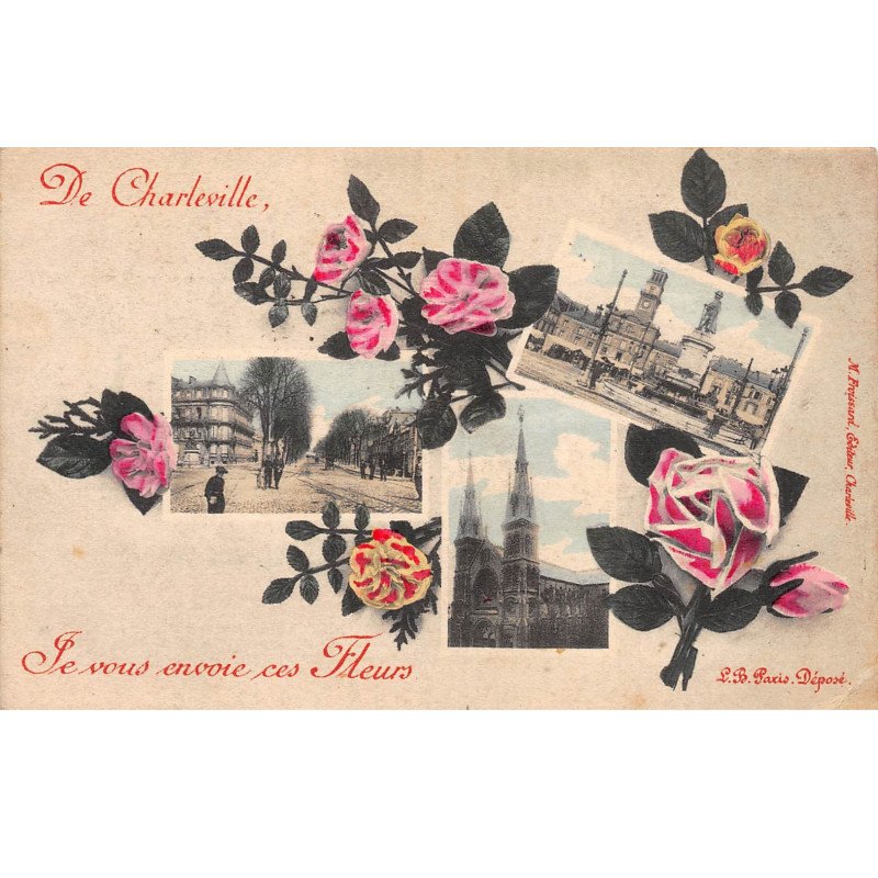 De CHARLEVILLE je vous envoie ces Fleurs - très bon état