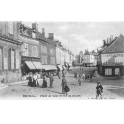 RETHEL - Place de Ville et rue du Palais - très bon état