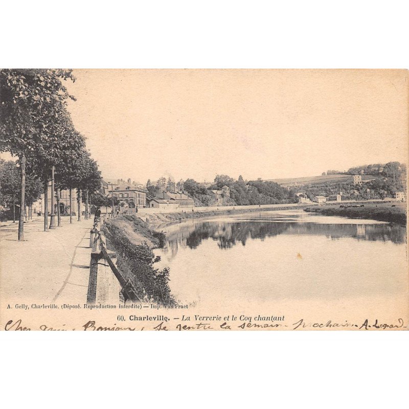 CHARLEVILLE - La Verrerie et le Coq chantant - très bon état
