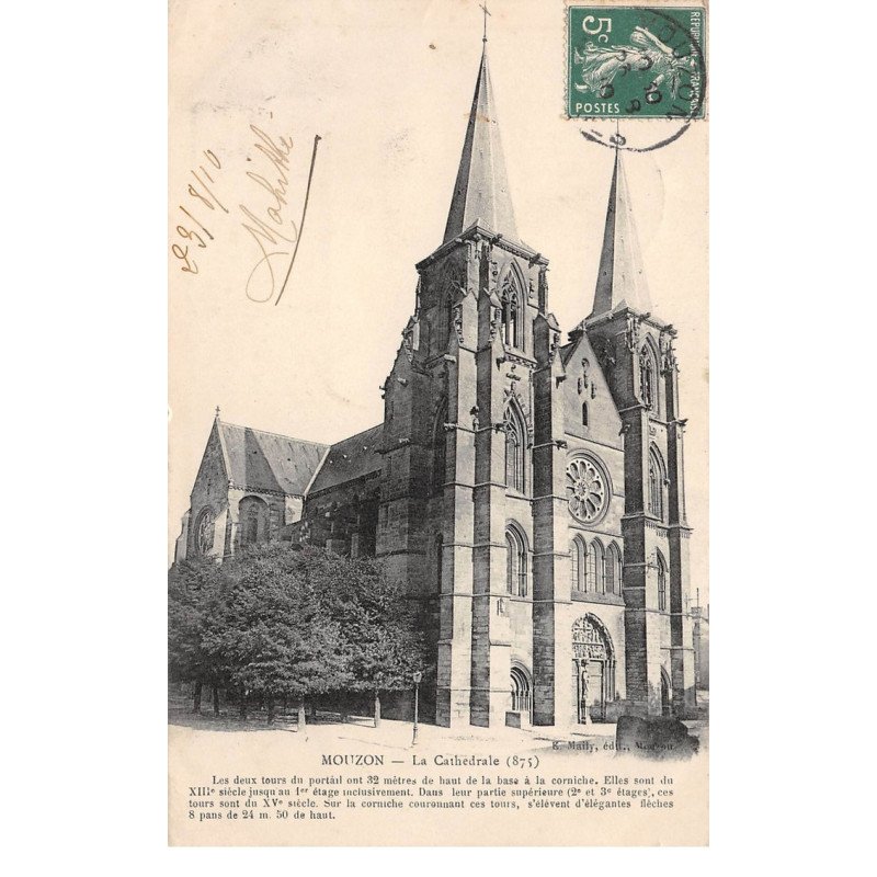 MOUZON - La Cathédrale - très bon état