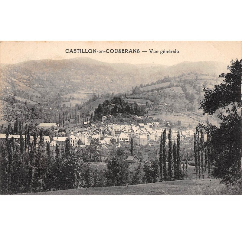 CASTILLON EN COUSERANS - Vue générale - très bon état