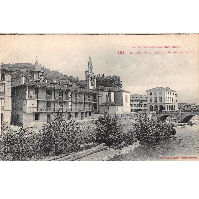SAINT GIRONNAIS - SEIX - Bords du Salat - très bon état