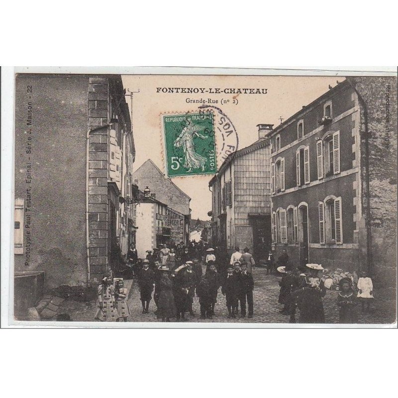 FONTENOY LE CHATEAU : grande rue - très bon état FONTENOY LE CHATEAU : grande rue - très bon état