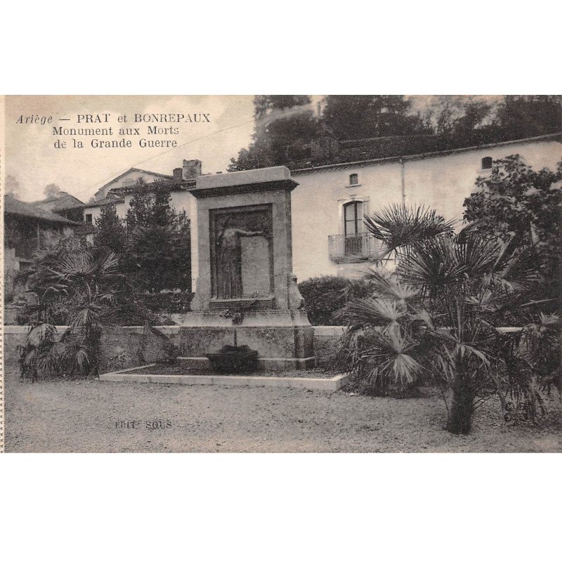 PRAT et BONREPAUX - Monument aux Morts de la Grande Guerre - très bon état