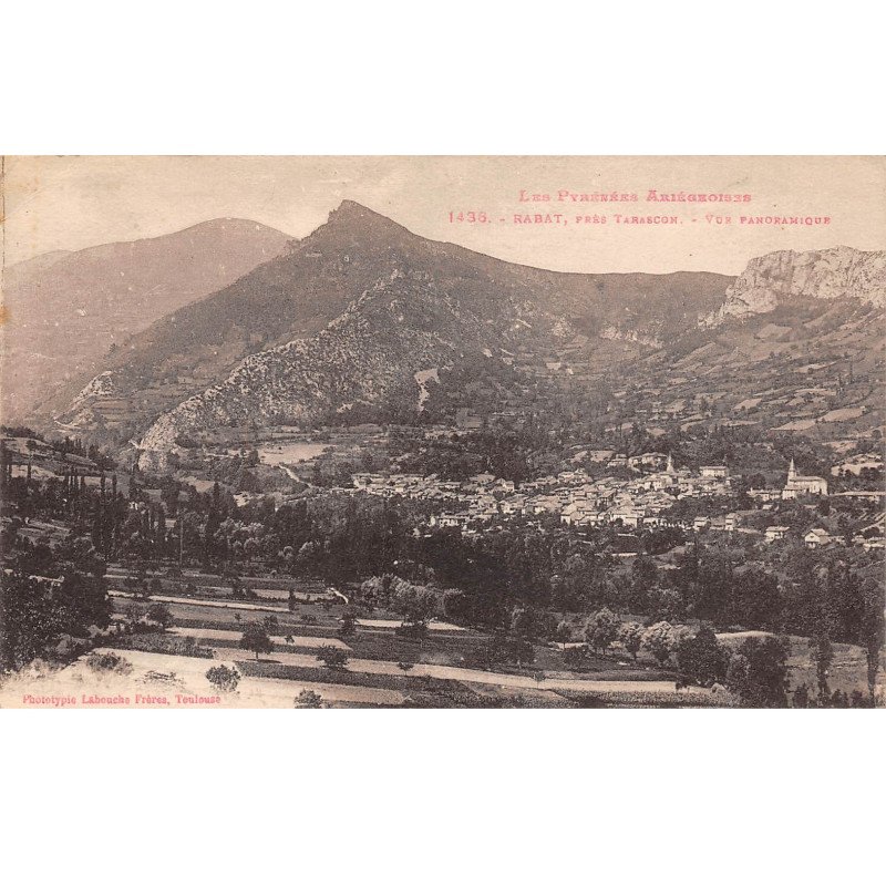 RABAT près Tarascon - Vue panoramique - très bon état