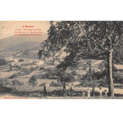 Environs de Foix - Vallée de la Barguillère - Vue panoramique de GANAC - état